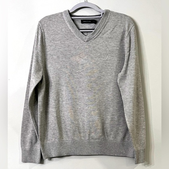 Nautica Other - Nautica Men's Standard Long Sleeve V-neck Sweater